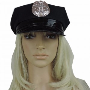 ผู้ผลิตขายหมวกแปดเหลี่ยมสีดำ, หมวกที่มีป้ายหมวกตำรวจที่กำหนดเองทำฮาโลวีนปาร์ตี้เกมหมวก
