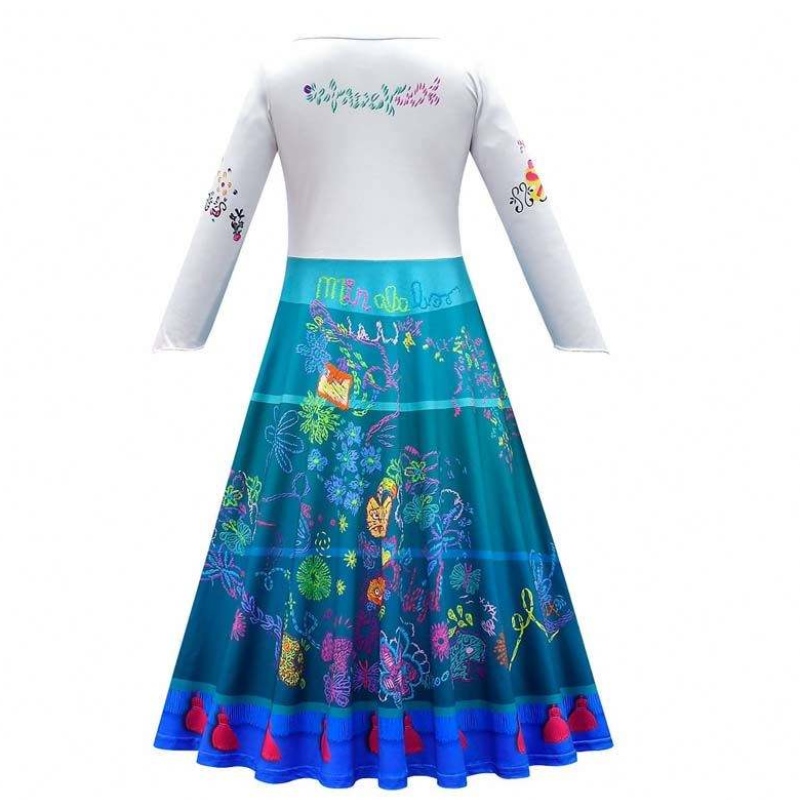 ผลิตภัณฑ์ที่ได้รับความนิยม 2022 90-160 ซม. Halloween Princess Dress Isabela Madrigal Encanto Mirabel คอสเพลย์ HCIS-012