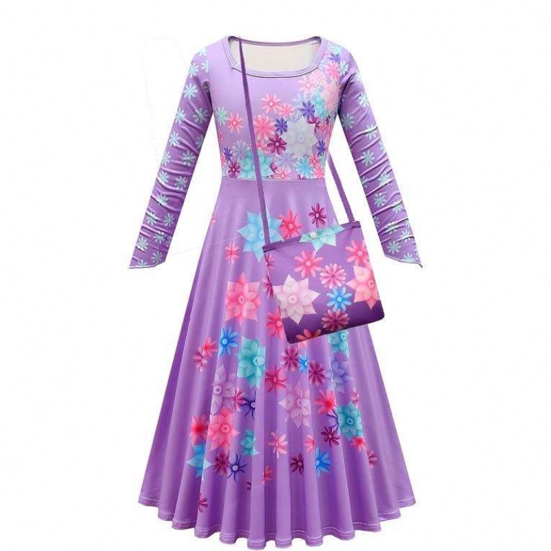 ผลิตภัณฑ์ที่ได้รับความนิยม 2022 90-160 ซม. Halloween Princess Dress Isabela Madrigal Encanto Mirabel คอสเพลย์ HCIS-012