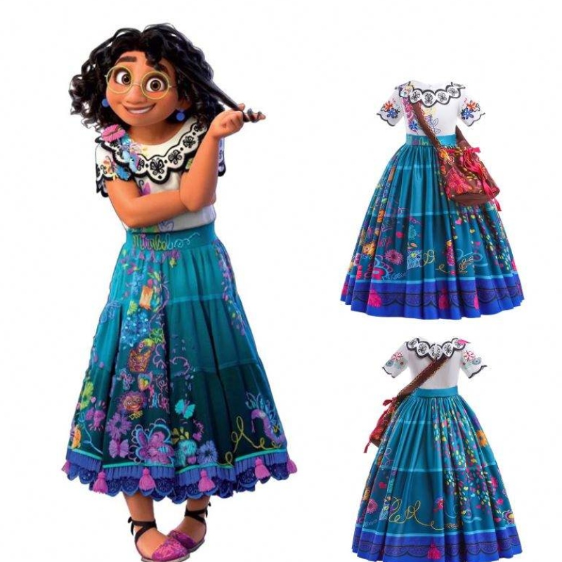 Baige Encanto Mirabel คอสเพลย์เครื่องแต่งกายทีวี&movie kids แฟนซี Carnival Easter Princess Dress mfmw002