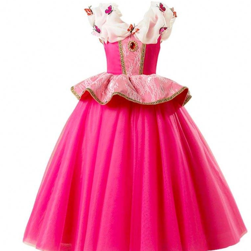 Girl Fancy Deluxe Sleeping Beauty Halloween Princess Party Party Aurora แต่งตัวเด็ก ๆ