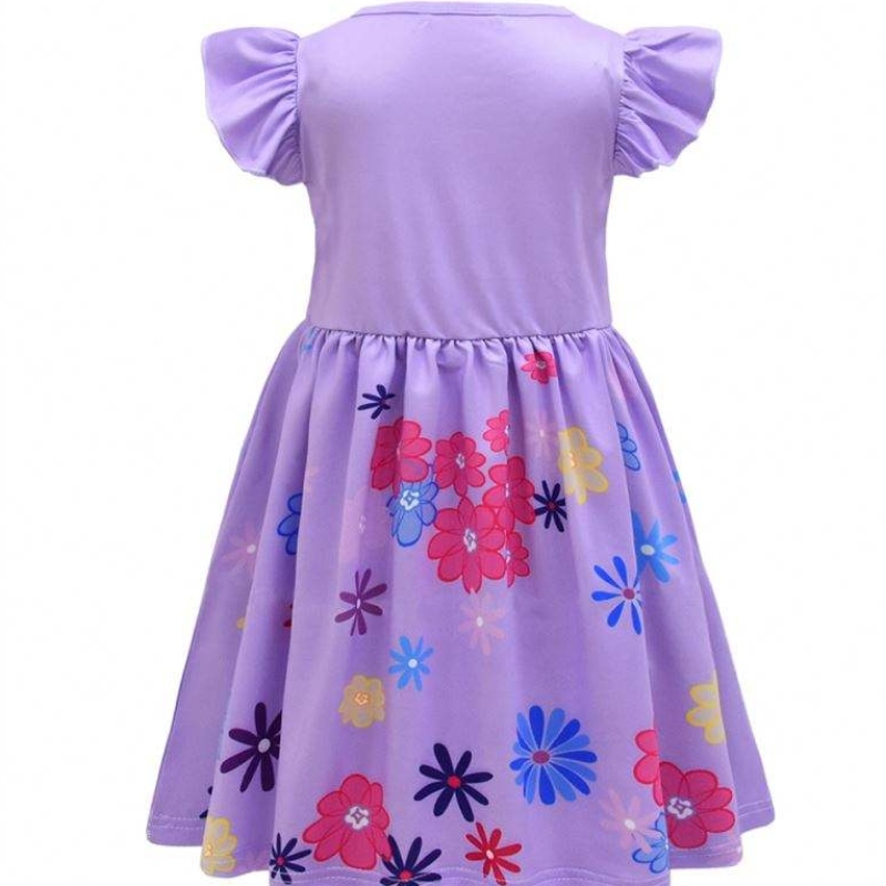 สาว ๆ encanto Charm ชุด encanto ปลอมตัวคาร์นิวัลฤดูร้อนเด็กบริสุทธิ์เด็กเจ้าหญิง Midi Mirabel Isabela วันเกิดปาร์ตี้คุณ