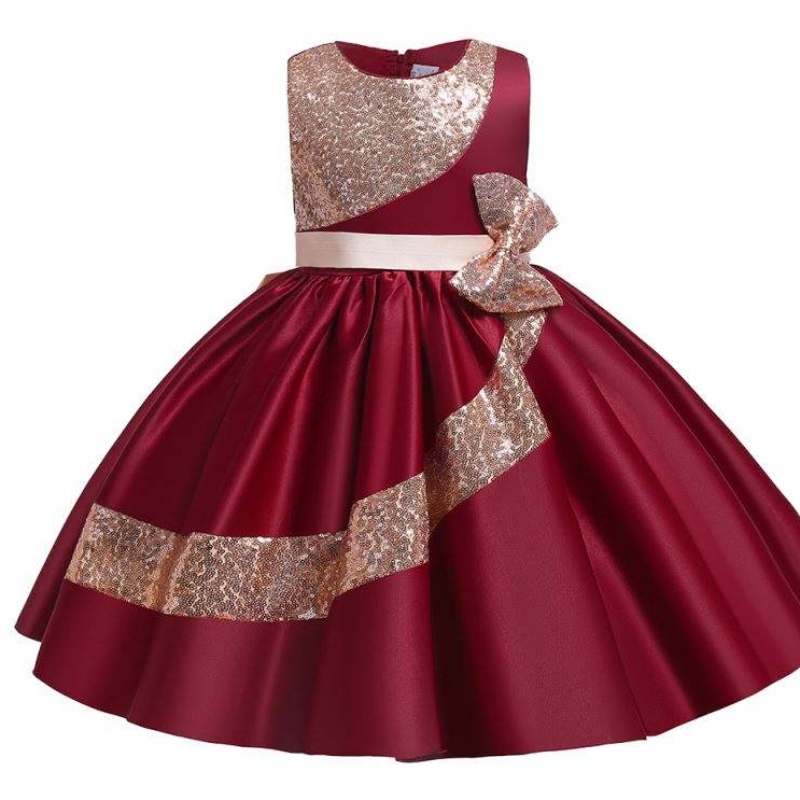 Baige 10 ปี Amazon Sequined Children \\\\ S Party Party Dress Girls Wedding Party Ball Gown L5283