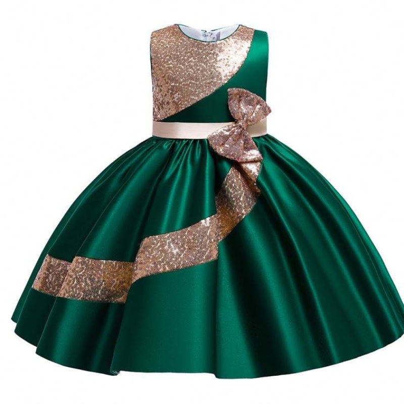 Baige 10 ปี Amazon Sequined Children \\\\ S Party Party Dress Girls Wedding Party Ball Gown L5283