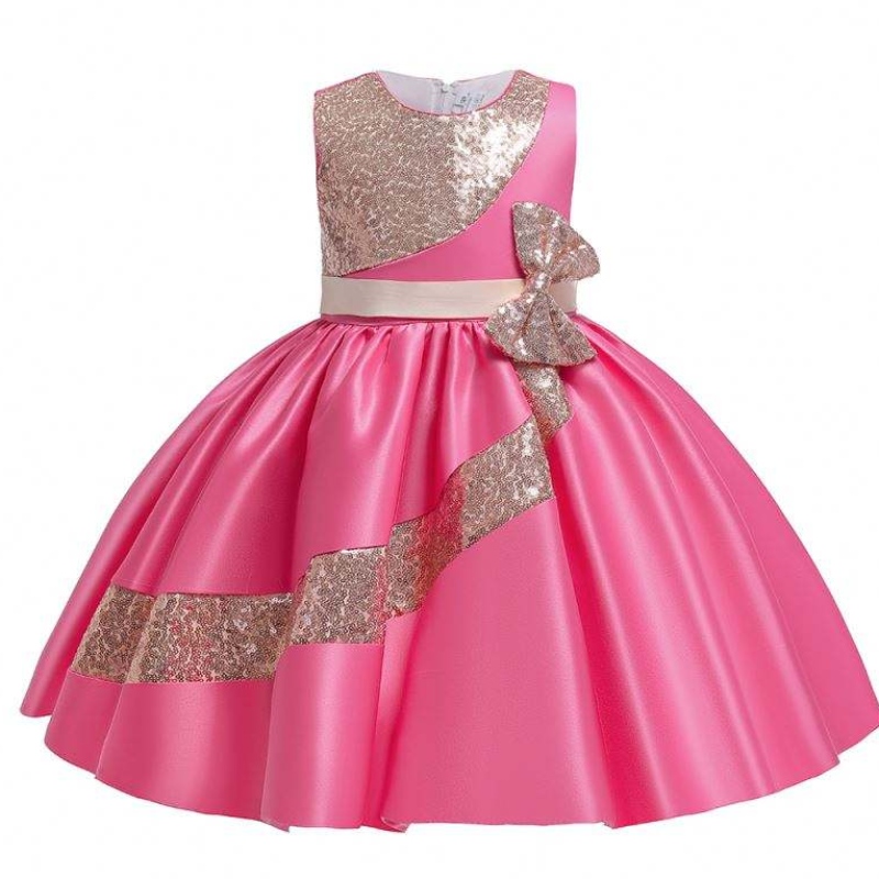 Baige 10 ปี Amazon Sequined Children \\\\ S Party Party Dress Girls Wedding Party Ball Gown L5283