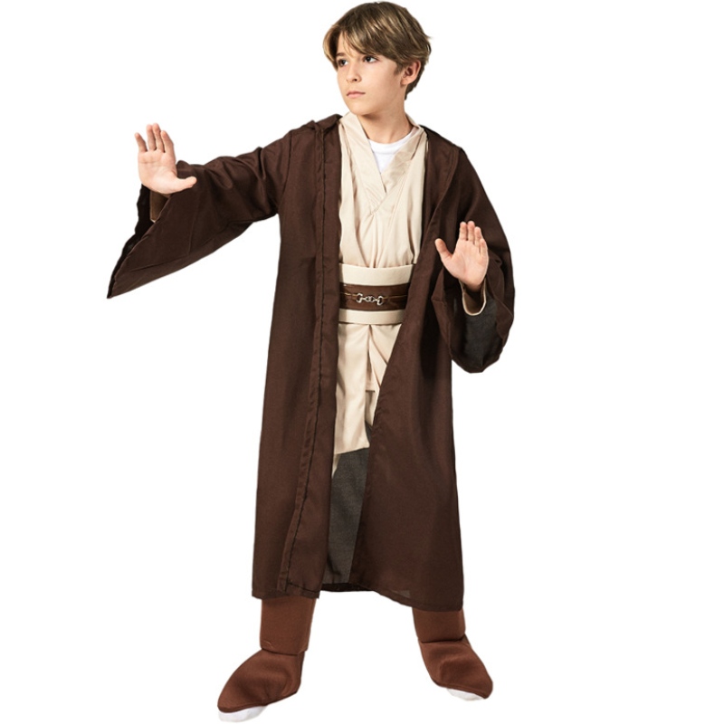 Star Rey War Cossplay Costume Kids Jedi Warrior Obi Wan Kenobi ทหารสีดำพายุกองทหารกองกำลัง Awakens Girls ชุดแฟนซี