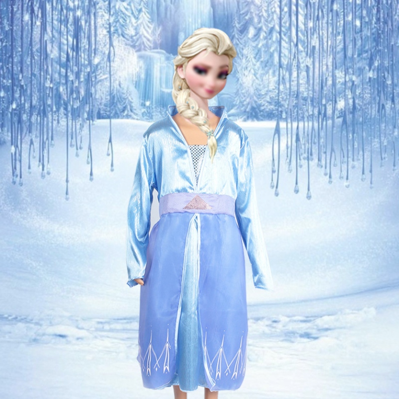 ชุดเจ้าหญิงชุดวันเกิดชุดวันเกิด Halloween Carnival Snow Princess Dress