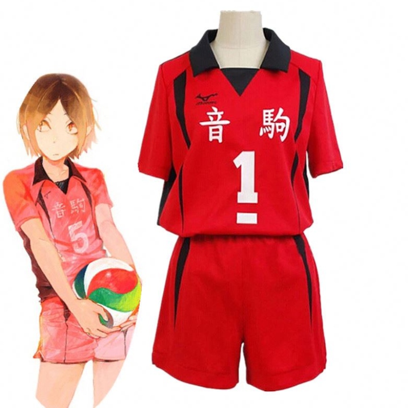 ผู้ใหญ่ Haikyuu Nekoma High School#5 1 Kenma Kozume Kuroo Tetsuro คอสเพลย์ Haikiyu Volley Ball Team Jersey Sportswear ชุดเครื่องแบบ